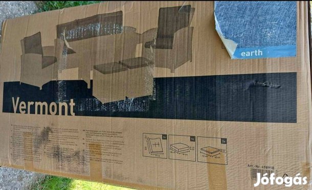 12 részes párna szett rattan garnitúrához