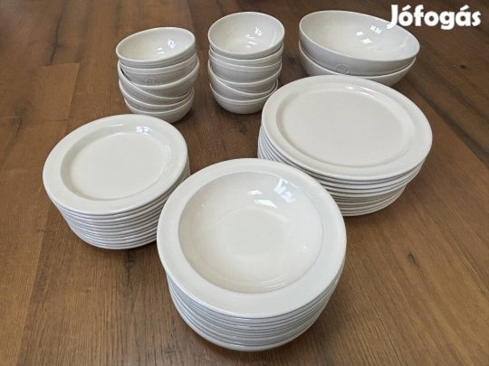 12 terítékes Emile Henry étkészlet eladó - 50 db