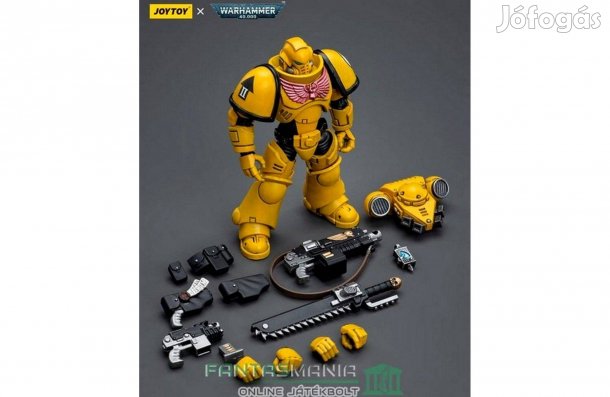 12cm Warhammer 40k figura 1/18 sárga Imperial Fists Intercessors