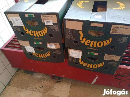 12db banános karton doboz eladó 6000ft óbuda