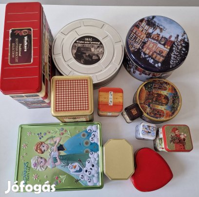 12db fém taroló dobozok - újszerű