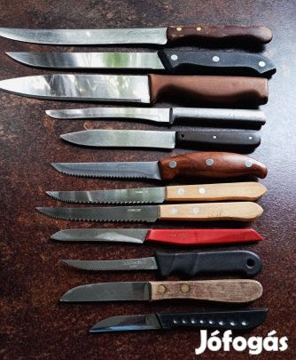 12db háztartásban használt kés
