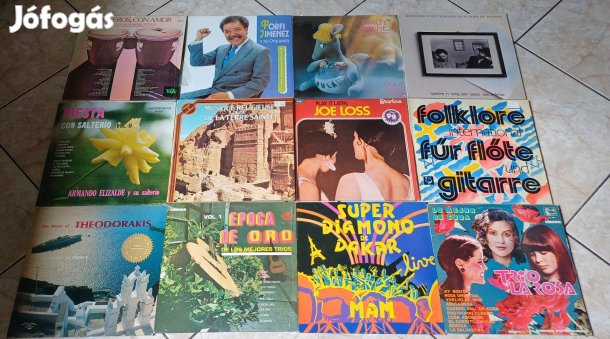 12db világzene bakelit hanglemez csomag