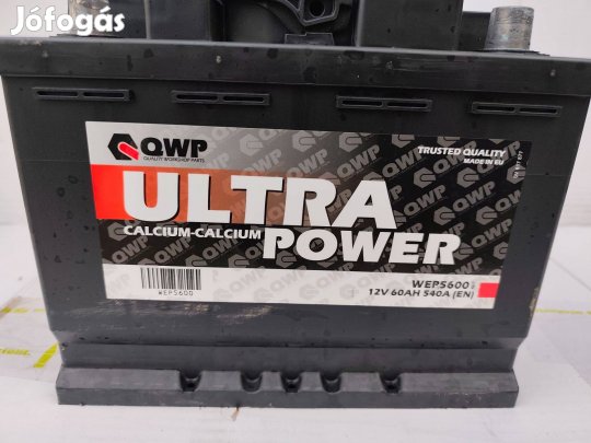 12v60ah Ultra Power akkumulátor 6 hónap garanciával