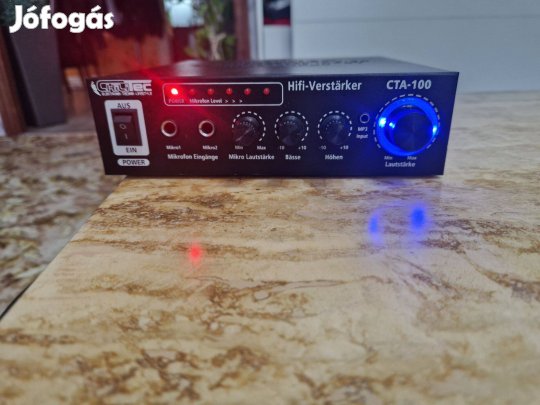 12v/220Volt Chilitec HiFi Amplifier Erősítő CTA-100 Patika/Számla/Gari