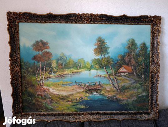 130*90-es olajfestmény hagyatékból