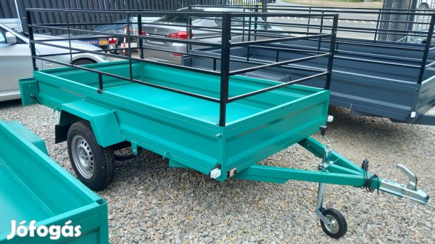 130x250x32 cm-es Extra Erős Vas, hegesztett, zártszelvény Új, utánfutó