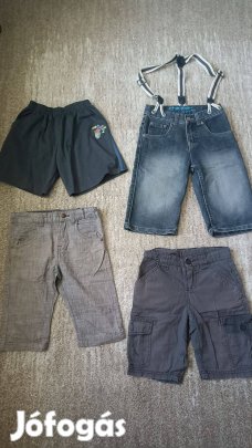 134/140 H&M, Takko, stb. rövidnadrágok