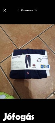 134-140-es Új lány pizsama nadrág 