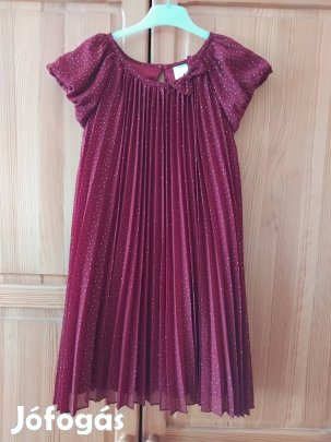 134-es bordó alkalmi ruha