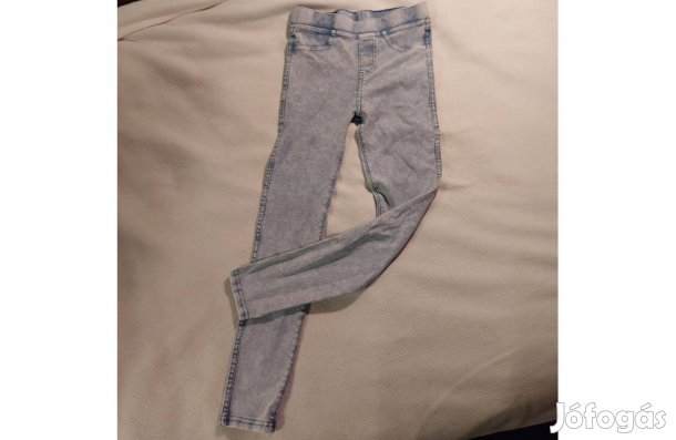 134-es farmer szabású, koptatott leggings, H&M-es