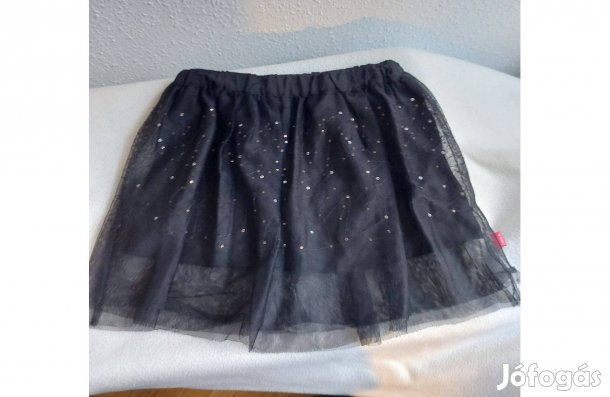 134-es méretű, fekete kislány tüll szoknya