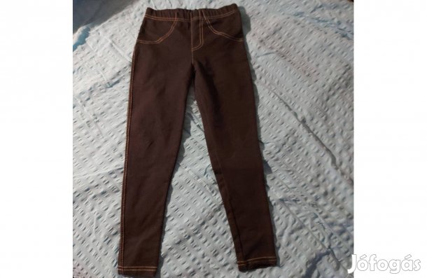134-es sötétkék farmer leggings kislánynak