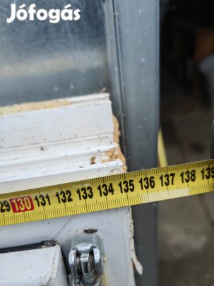 135x133 tejüveges duplán hőszigetelt műanyag bukó-nyíló abla