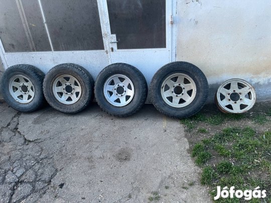 139,7x6 15acélfelni 5db