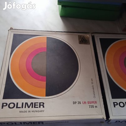 13DB 15CM+12DB 18CM orsó szalaggal 25db!!!! Ampex-Scotch Polimer stb