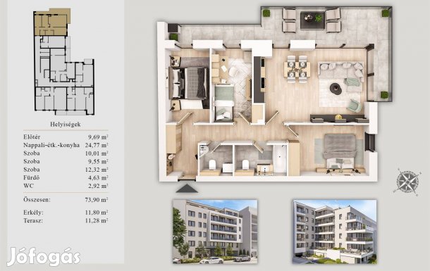 13. ker., új építésű társasház /F306/