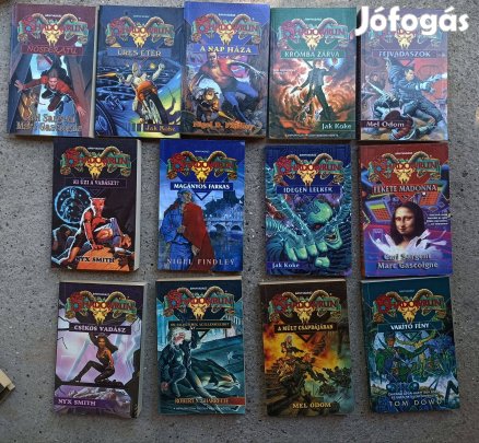 13 darab Shadowrun könyv