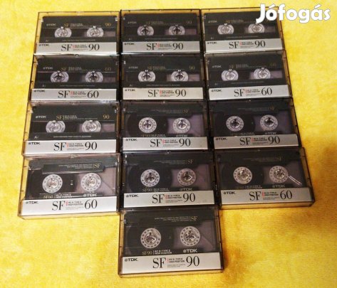 13 darab TDK SF chromos kazetták eladók!