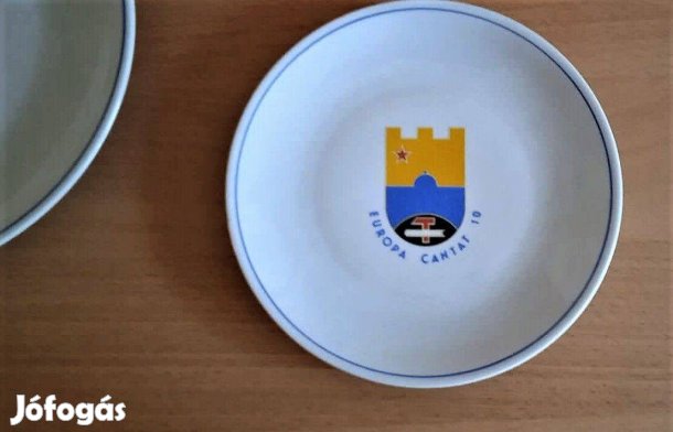 13 db-os Alföldi limitált 10. Europa Cantat tányérkészlet (1988)