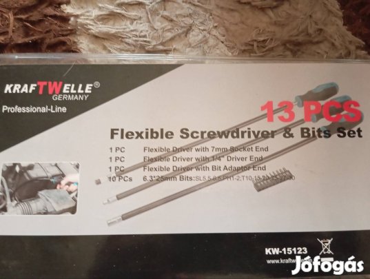 13 db os hosszú flexibilis torx készlet 