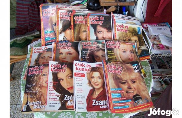 13 évad Csók és könny újság folyóirat kiadvány magazin egyben eladó