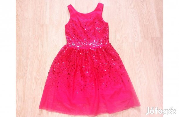 140 Újszerű 1kéz H&M elegáns flitteres dupla tüllszoknyás ruha