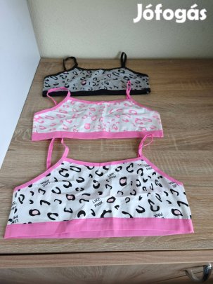 140-es 3 db új pamut lányka top
