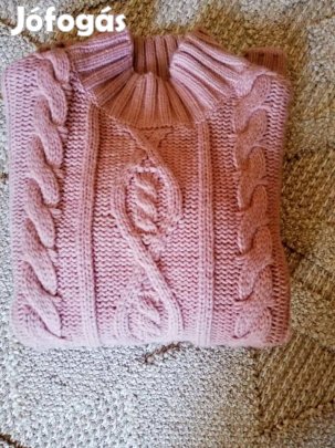 140-es kötött lány pulóver