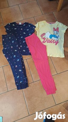 140-es lány pizsamák 2gr
