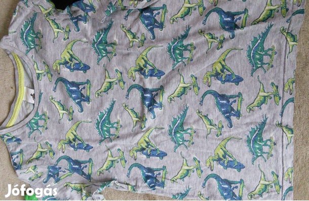 140-es póló gyerek dínós dinoszauruszos dino 140