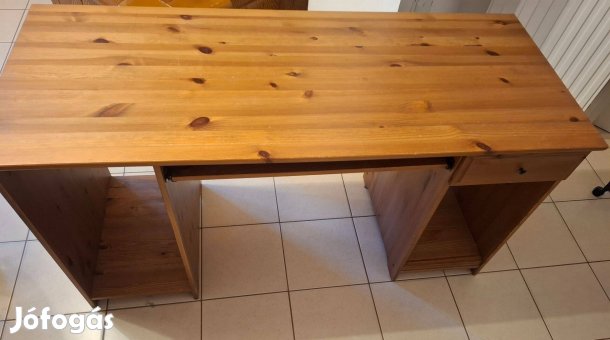 140cm széles Ikea Lewisk fenyő íróasztal