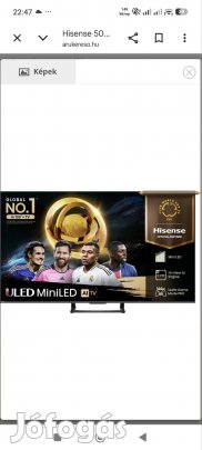 144HZ! Hisense 127CM. Miniled. Uled. TV! Smart Wifi