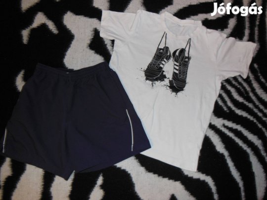 146/152-es Fiú rövid nadrág és póló csomag