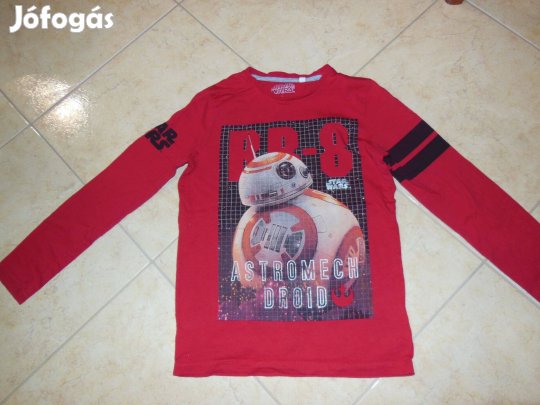 146/152-es, Fiú hosszú ujjas póló, felső. 4 db! Star Wars