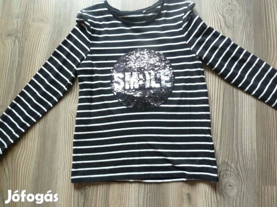 146/152-es kislány flitteres felső