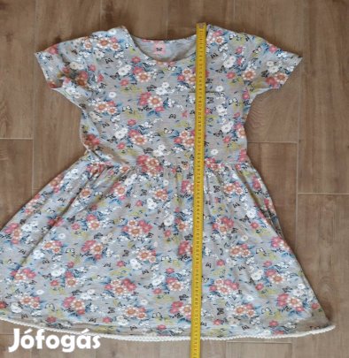 146-152-es méretű Takko kislány virágos szoknya, ruha