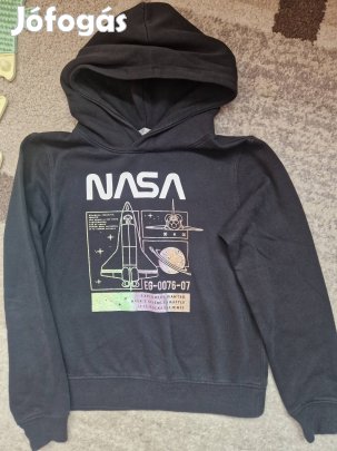 146-152 méretű H&M pulcsi NASA pulóver,  lány 