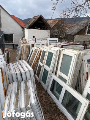 147x60 bontott műanyag ablakok nagy méret választékban eladók!