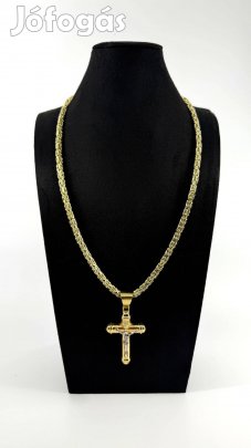 14K (585) aranylánc, királyi mintával 106,0 g fémjelzéssel