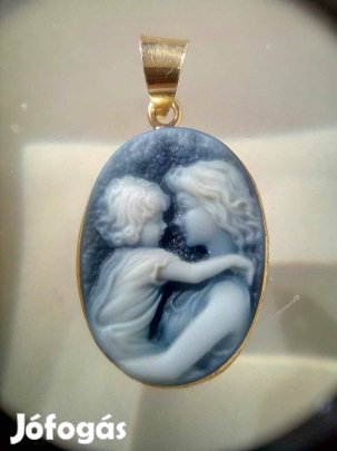 14K arany kamea medal