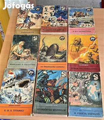 14+5 db-os Delfin Könyvcsomag, köztük ritkább, drága példányokkal