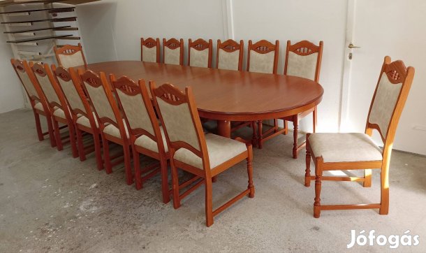 14 Személyes Firenze étkezőgarnitúra, étkező garnitúra asztal, szék