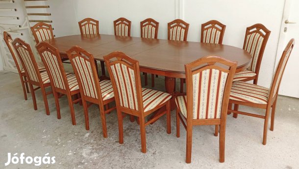 14 Személyes Montana étkezőgarnitúra, étkező garnitúra asztal, szék