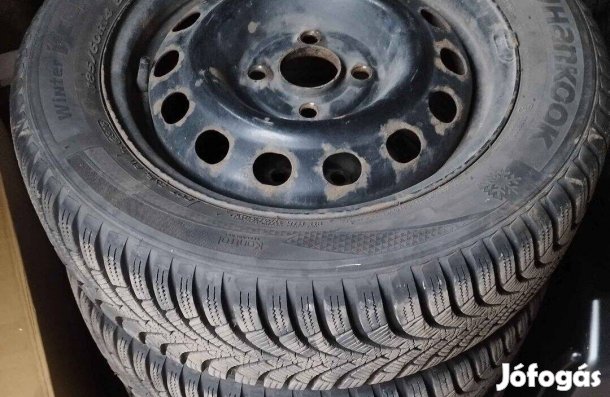 14" 4x100 56.1mm Lemezfelnik téli gumival