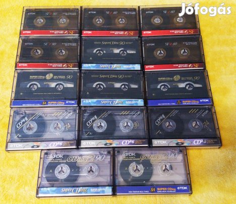 14 darab kromos TDK kazetták eladók!
