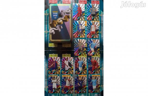 14 db Power Fifa 365 2024 kártya nagy fémdobozban