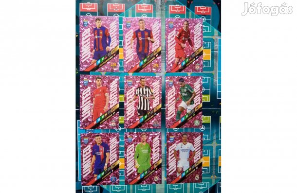 14 db Teljes szett Panini Fifa 365 2024 XXL Limited kártya fémdobozban