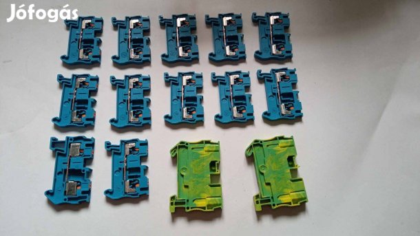 14 db sínre szerelhető sorkapocs 3000 Ft