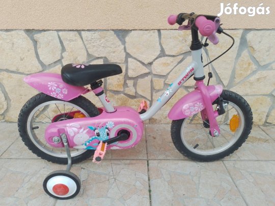 14-es Btwin kislány kerékpár bicikli. 